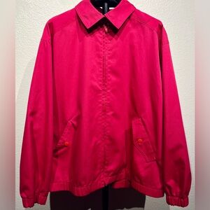 Vintage Courier Hot Pink Harrington Jacket - Size 15/16 (Women’s)